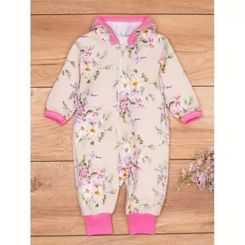 Трия Комбинезон с капюшоном Интерлок Прованс