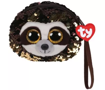 TY Кошелёк Данглер ленивец с пайетками