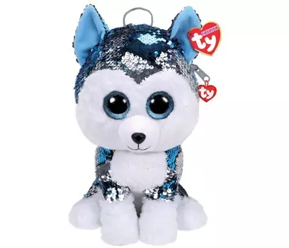 TY Рюкзак игрушка Слаш собачка с пайетками