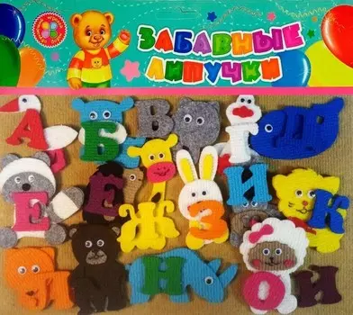 Учитель Игра Азбука с картинками и книжка Азбука в наклейках