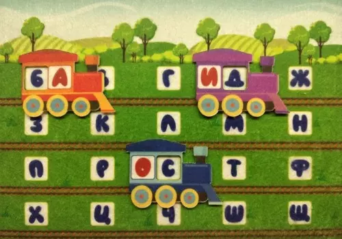 Учитель Игра развивающая из фетра Учимся читать