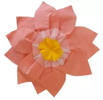 Учитель Карнавальный головной убор Цветок Лотос 33 см