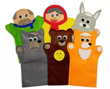 Учитель Театр на руку и сказка Колобок