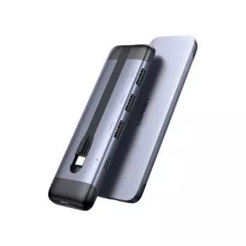 Ugreen USB концентратор 5 в 1 (хаб), 3 х USB 3.0, HDMI, PD 70408
