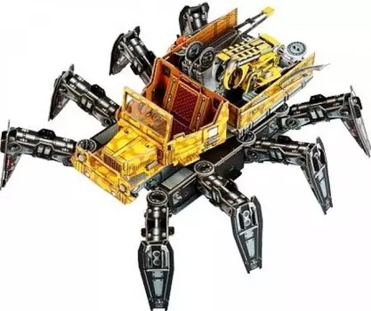 Умная бумага Сборная модель из картона Игра без правил М471 Октопус