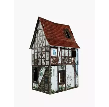 Умная бумага Сборная модель из картона Игра без правил Заброшенный дом