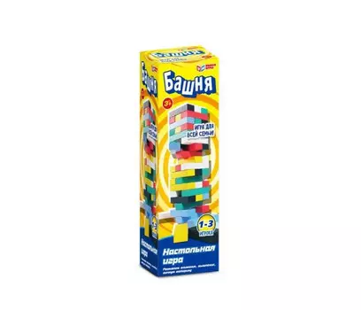 Умные игры Игра настольная Башня 23,3х7,5х7,5 см