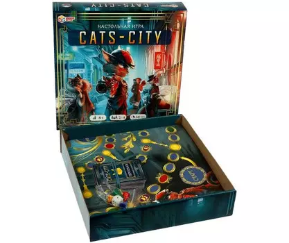 Умные игры Настольная игра Cats-city