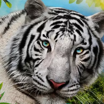 Умные игры Пазлы Белый тигр 1000 деталей