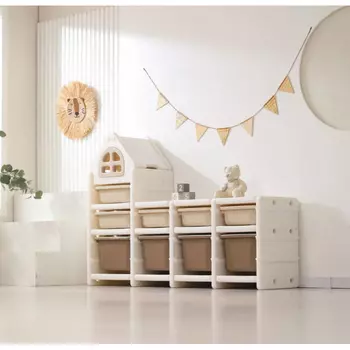 UNIX Kids Стеллаж для игрушек UNIX Kids Camel (9 ящиков)