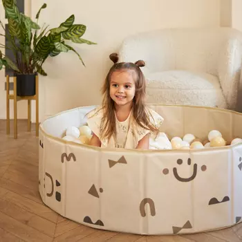 UNIX Kids Сухой бассейн для шариков UNIX Kids Smile (100 cm) Camel