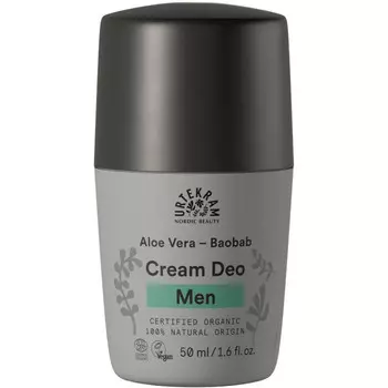 Urtekram Мужской крем-дезодорант Алое Вера-Баобаб 50 мл