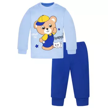 Утёнок Комплект ясельный (лонгслив, штанишки) Мишка