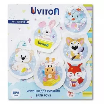 Uviton Набор для купания на присосках Купание 6 шт.