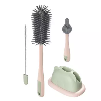 Uviton Набор силиконовых ершиков с подставкой Natura