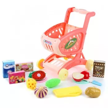 Veld CO Игровой набор магазин Тележка с продуктами