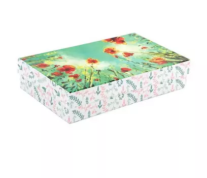 Veld CO Коробка прямоугольная Маки 24х14х5 см