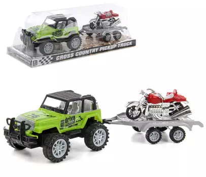 Veld CO Машина инерционная Внедорожник с прицепом