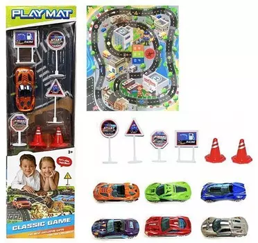 Veld CO Набор машинок с ковриком