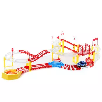 Veld CO Трек с машинкой Серебряный путь