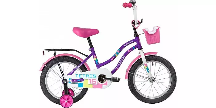Велосипед двухколесный Novatrack Tetris 16"