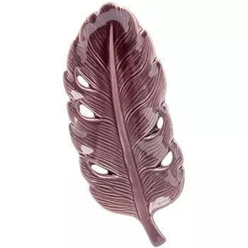 Вещицы Керамическое блюдо Лист