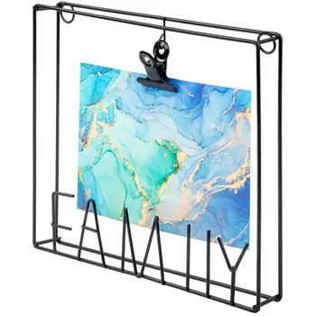 Вещицы Металлическая фоторамка Cемья