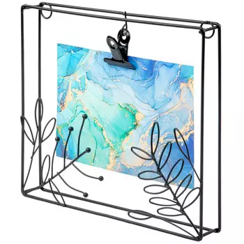 Вещицы Металлическая фоторамка Цветы