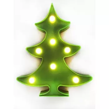 Веселый хоровод Электрогирлянда светодиодная Елочка 7 ламп