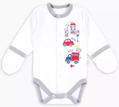 Веселый малыш Боди швами наружу Бип-бип