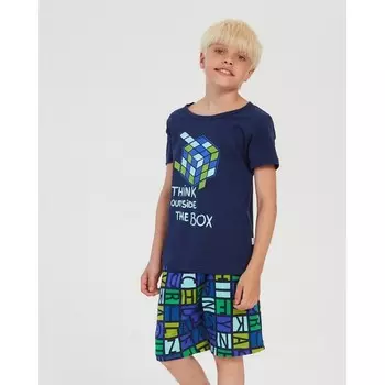 Веселый малыш Пижама с шортами Cube