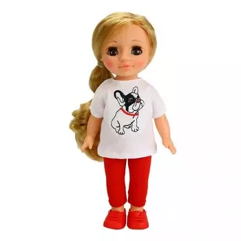 Весна Кукла Ася с бульдожкой