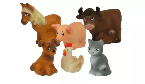 Весна Набор Домашние животные ПВХ