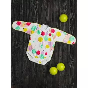 Vikalex Боди длинный рукав Шарики