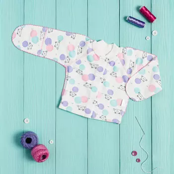 Vikalex Кофточка с длинным рукавом Шарики