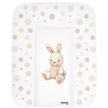 Vikalex Пеленальный матрасик №2 Мишкина Компания Зайчик 71х58х3 см