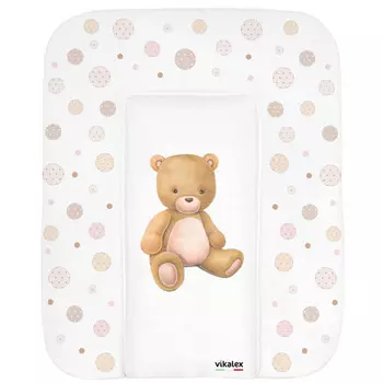 Vikalex Пеленальный матрасик №2 Мишкина Компания Мишка 71х58х3 см