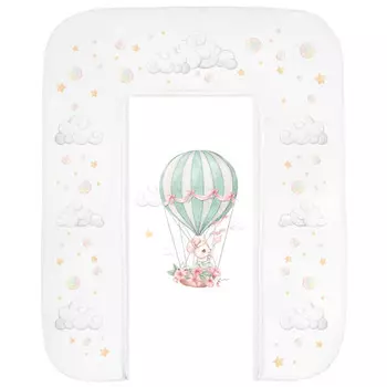 Vikalex Пеленальный матрасик №2 Облачный Цирк Мышка 71х58х3 см