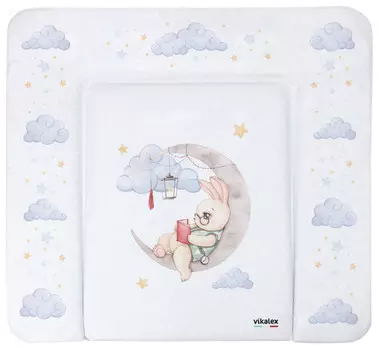 Vikalex Пеленальный матрасик №2 Полет к Мечте Зайчик 80х71х3 см