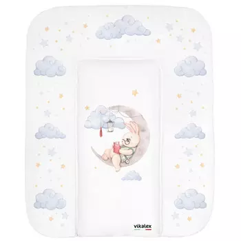 Vikalex Пеленальный матрасик №2 Полет к Мечте Зайчик 71х58х3 см