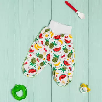 Vikalex Ползунки на широкой резинке Фрукты