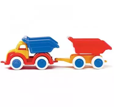 Viking Toys Джамбо самосвал 25 см с прицепом