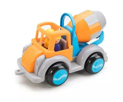 Viking Toys Машинка Цементовоз Jumbo с 2 фигурками