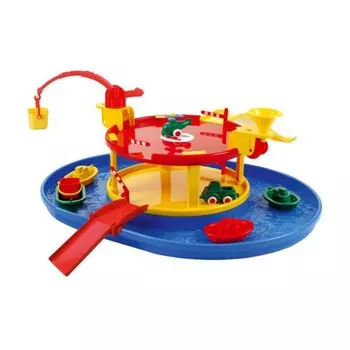 Viking Toys Мультинабор город Viking Гараж с гаванью 2 уровня