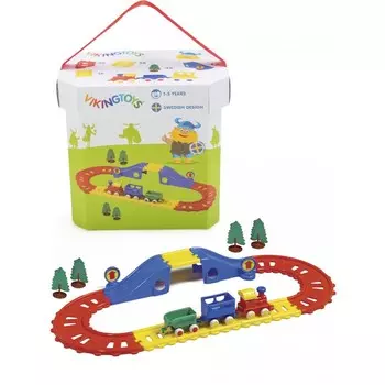 Viking Toys Набор Viking City Железная дорога 21 элемент
