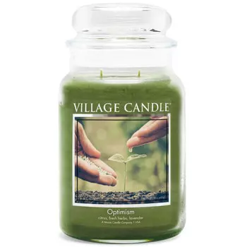 Village Candle Ароматическая свеча большая Оптимизм