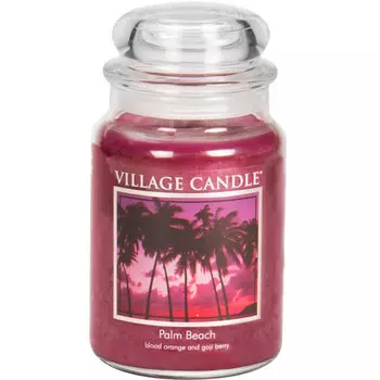 Village Candle Ароматическая свеча большая Пляжный Рай