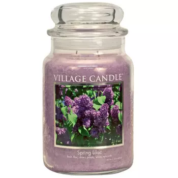 Village Candle Ароматическая свеча большая Весенняя Сирень