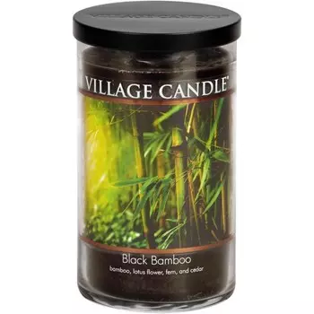 Village Candle Ароматическая свеча Черный Бамбук стакан, большая