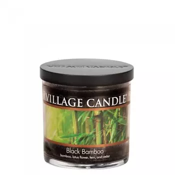 Village Candle Ароматическая свеча Черный Бамбук стакан, маленькая